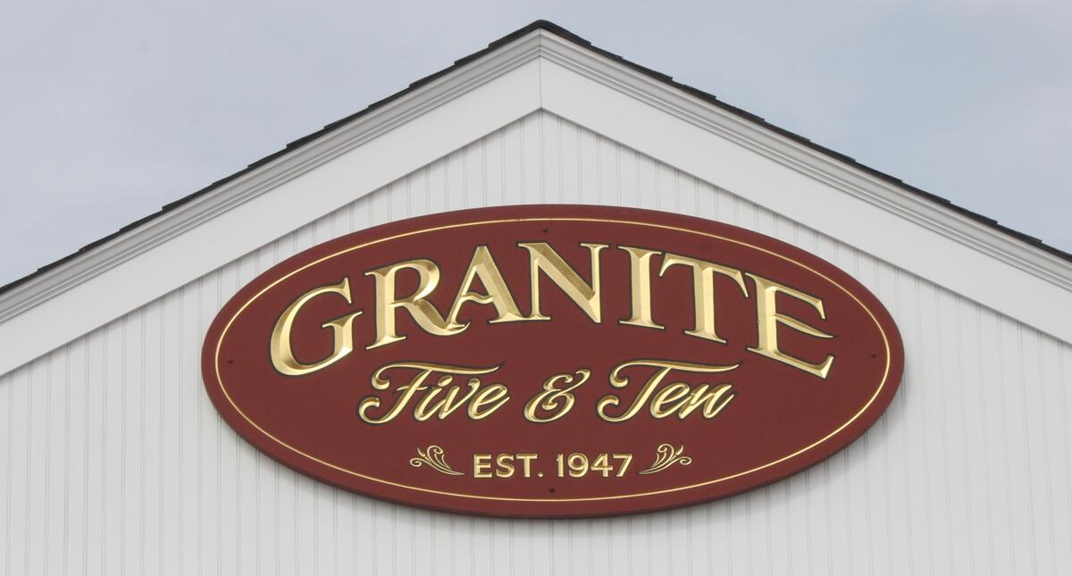 Granite Five & Ten sign